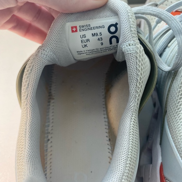 On Cloudswift 2.0 Men’s Running Shoes White Flame - Picture 6 of 7